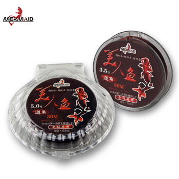 品牌美人鱼鱼线 主线棕红色 日本进口原丝 世界