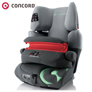德国康科德Concord儿童汽车安全座椅pro 9月-12岁isofix 灰色