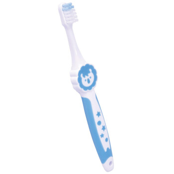 贝亲 (Pigeon) 牙刷 儿童牙刷 儿童训练牙刷 柔软刷毛 4阶段训练牙刷 天蓝 3-6岁 进口11807