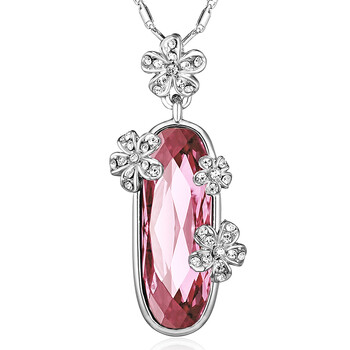 [当当自营]洛美尼 绝美水晶手链-玻璃鞋 浅玫红