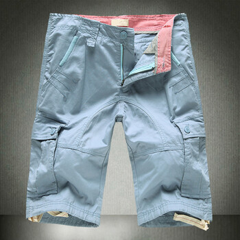 宽松休闲短裤加大码休闲裤工装裤五分裤<em>马裤</em> 