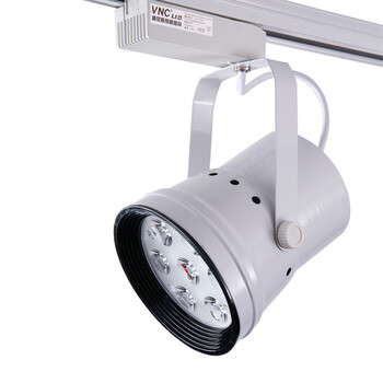 VNC LED 轨道灯 led轨道射灯 服装店节能灯照明灯射灯10D 7W暖白光(白壳)