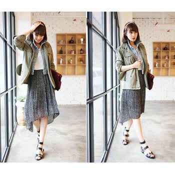 【<em>货到付款</em>】 婕诗娅新款无袖牛仔<em>马甲</em>女韩版