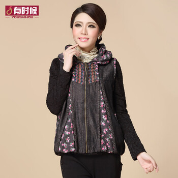 有时候 中老年人服装春<em>款马夹</em>外套 中老年<em>女士</em>