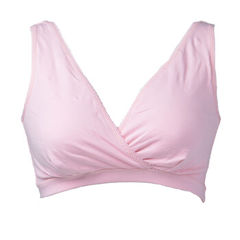 SweetMom<em>交叉</em>背心式<em>哺乳文胸</em>纯棉无钢圈孕妇