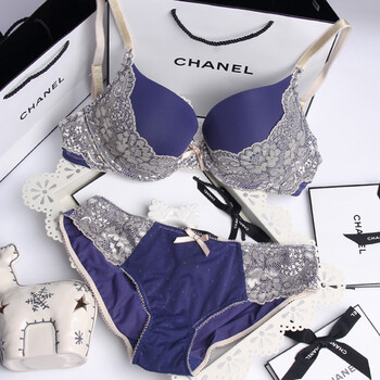 米卡璐 精致高档少女士内衣<em>文胸罩</em>套装 高贵烫