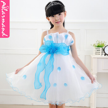 花童礼服 女童儿童公主裙婚纱礼服裙花童裙连
