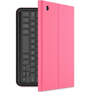 贝尔金（BELKIN） F5L145qeBLK-C03 苹果iPad mini蓝牙键盘一体保护套 粉皮灰衬