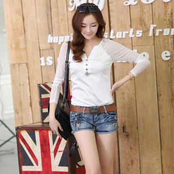 MYZ 2014<em>女装</em>夏装新款<em>牛仔短裤</em>热裤 <em>牛仔</em>系列