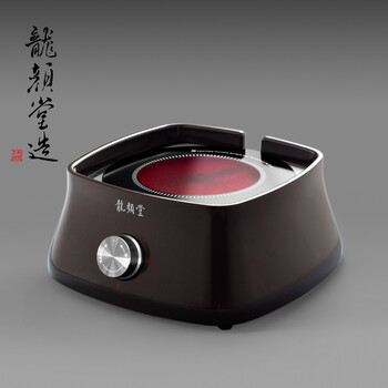 
                                        龙颜堂《电陶炉》日本铁壶电木风炉煮水煮茶专用茶事煮水铜壶电陶茶炉 包邮 深咖色款                