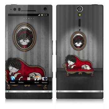 IdeaSkin 索尼 LT26i/Xperia S/Xperia Arc HD 皮肤 忧郁症 外壳保护套皮贴膜 BDGA850538