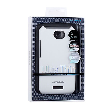 摩米士（MOMAX）HTC ONE X/S720E 超薄保护壳 磨砂白 适用于HTC ONE X/S720E 附送摩米士原厂专业级保护膜