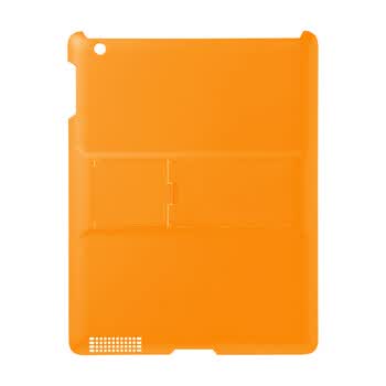 日本SANWA SUPPLY PDA-IPAD38D 新品3档展架新iPad3背壳 支持键盘输入 缤纷色彩 兼容iPad2 橙色
