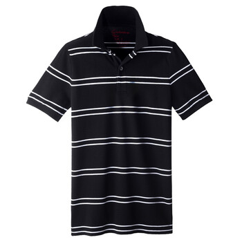 Giordano佐丹奴 Polo 男炫彩个性横间修身POLO 01012014 白烟 XL