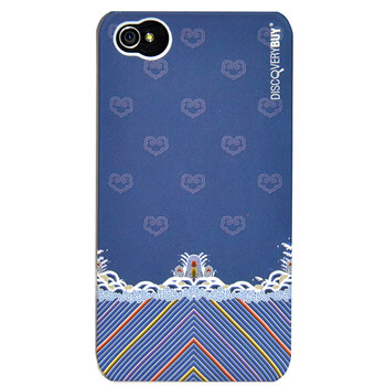迪思拜尔（DiscoveryBuy）iphone4/4s中国龙袍保护套 吉祥蓝