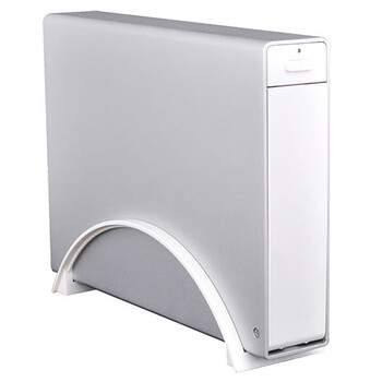 世特力（Century）裸族CRIS35EUF 3.5寸SATA硬盘盒 USB3.0+eSATA+1394a/b 全铝免风扇 银白色
