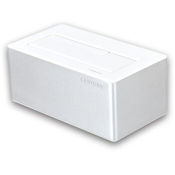 世特力（Century）裸族CROSEU3S 2.5寸/3.5寸SATA硬盘座 USB3.0+eSATA 银白色