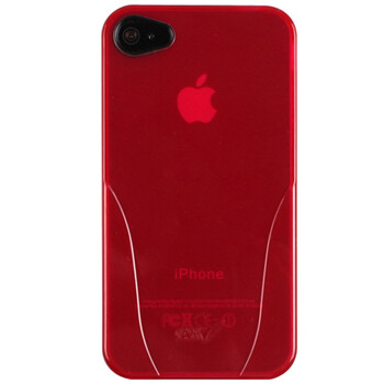 ESK 502 iphone4/4s TPU炫彩硅胶套 红色
