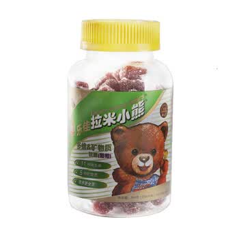 乐佳拉米小熊糖多维矿物质软糖（葡萄味）90粒