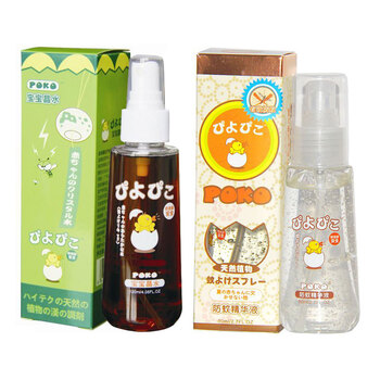 POKO防蚊组合(宝宝晶水120ml+防蚊精华液80ml)