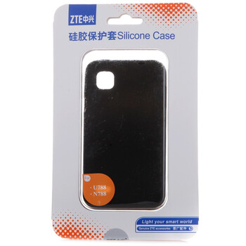 中兴（ZTE）U788 原装硅胶保护套（黑色）适用于中兴U788/N788