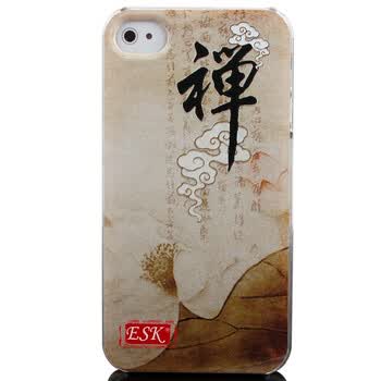 ESK 501 立体浮雕系列 iphone4/4s保护壳 溪花