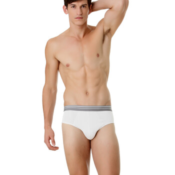 Jockey居可衣 2012春夏新品 男式棉莫代尔三角裤 JJ11281315 100白色 XXL