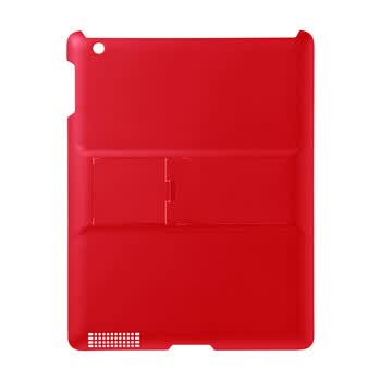日本SANWA SUPPLY PDA-IPAD38R 新品3档展架新iPad3背壳 支持键盘输入 缤纷色彩 兼容iPad2 红色