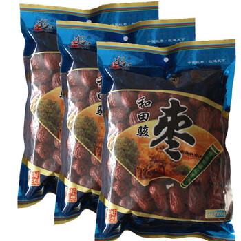 好想你特选新疆和田骏枣500g袋装x3
