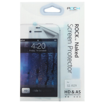 洛克（ROCK）三星 i929 GALAXY SII DUO HD&AS 裸膜系列 防刮花 高透膜