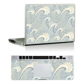 SkinAT 苹果笔记本MacBook全套保护贴膜 3M材料 浪打浪 Air 11 2011款