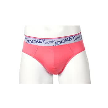 Jockey居可衣 男式棉莫代尔三角裤 JJ11021415 176粉红色 XL