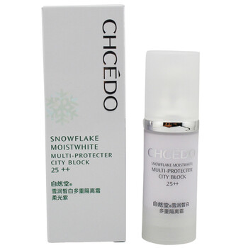 CHCEDO 自然堂隔离霜 雪润皙白多重隔离霜30ml 隔离美白 淡紫色