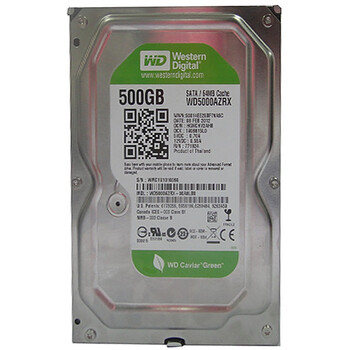 西部数据（WD）绿盘 500GB SATA6Gb/s 64M 台式机硬盘(WD5000AZRX)