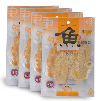 元臻鲜烤鳐鱼50g*4袋