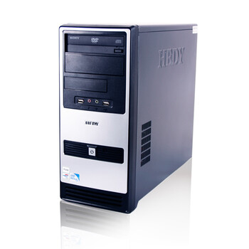 七喜（HEDY）悦祺3050A台式主机（AMD E350D/4G/500G/ATI 6450 1G独立显卡/DVD/大机箱）黑色