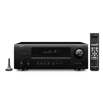 天龙（DENON）AVR-1612 支持高清音频 3D 功放（黑色）