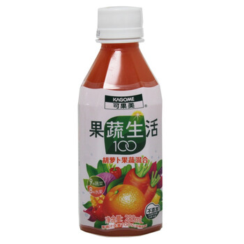 KAGOME可果美 果蔬生活胡萝卜果蔬混合汁280ml*15瓶