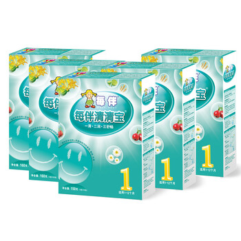 特惠装 每伴清清宝基础系列 宝宝清火预防上火 1-12个月 1段5盒