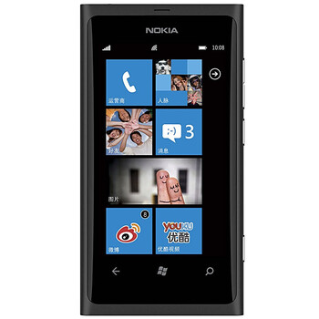 诺基亚（NOKIA）Lumia 800 3G手机（碳黑色）WCDMA/GSM 非定制