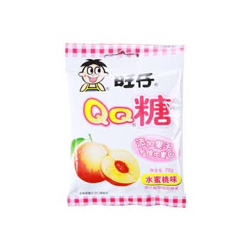 旺仔QQ糖水蜜桃味70g*10