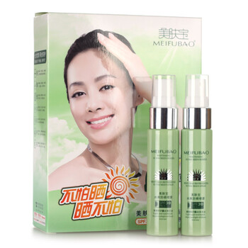 美肤宝MEIFUBAO 冰爽防晒喷雾SPF30 特惠礼装（2支装）35ml