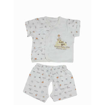 童泰 婴幼儿 半袖和服套装 5202 天蓝色 52码