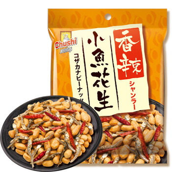 厨师小鱼花生 香辣 100g*4包