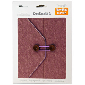 小破孩（POBABY）New ipad/ipad2 商务信封袋 《紫》适用New ipad/ipad2