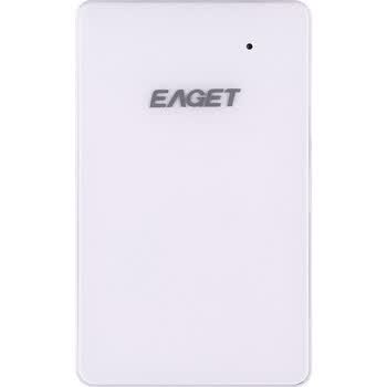 忆捷（EAGET）USB3.0 高速版 移动硬盘 E90 500G 不锈钢（白色）