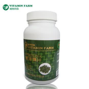 维他农场有机螺旋藻片250mg*400片/瓶