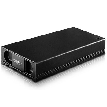元谷 存储巴士S320 3.5寸SATA移动硬盘盒 USB3.0+eSATA 黑色