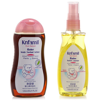 康婴健祛痱花露水套装（婴儿草本金水120ml+祛痱花露水130ml）