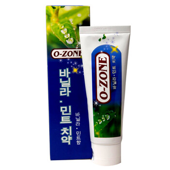 韩国O-ZONE香草薄荷牙膏